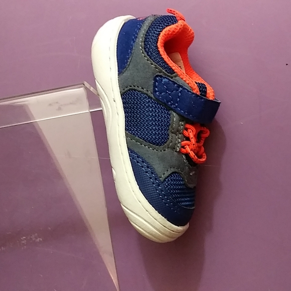 Amputee Baby Boys' Surprize by Stride Rite® Ari LEFT Sneaker - Navy Size 3T - Picture 4 of 6